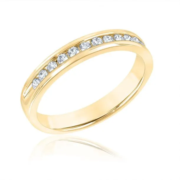 14K Yellow Gold Diamond Band (.25CTW)