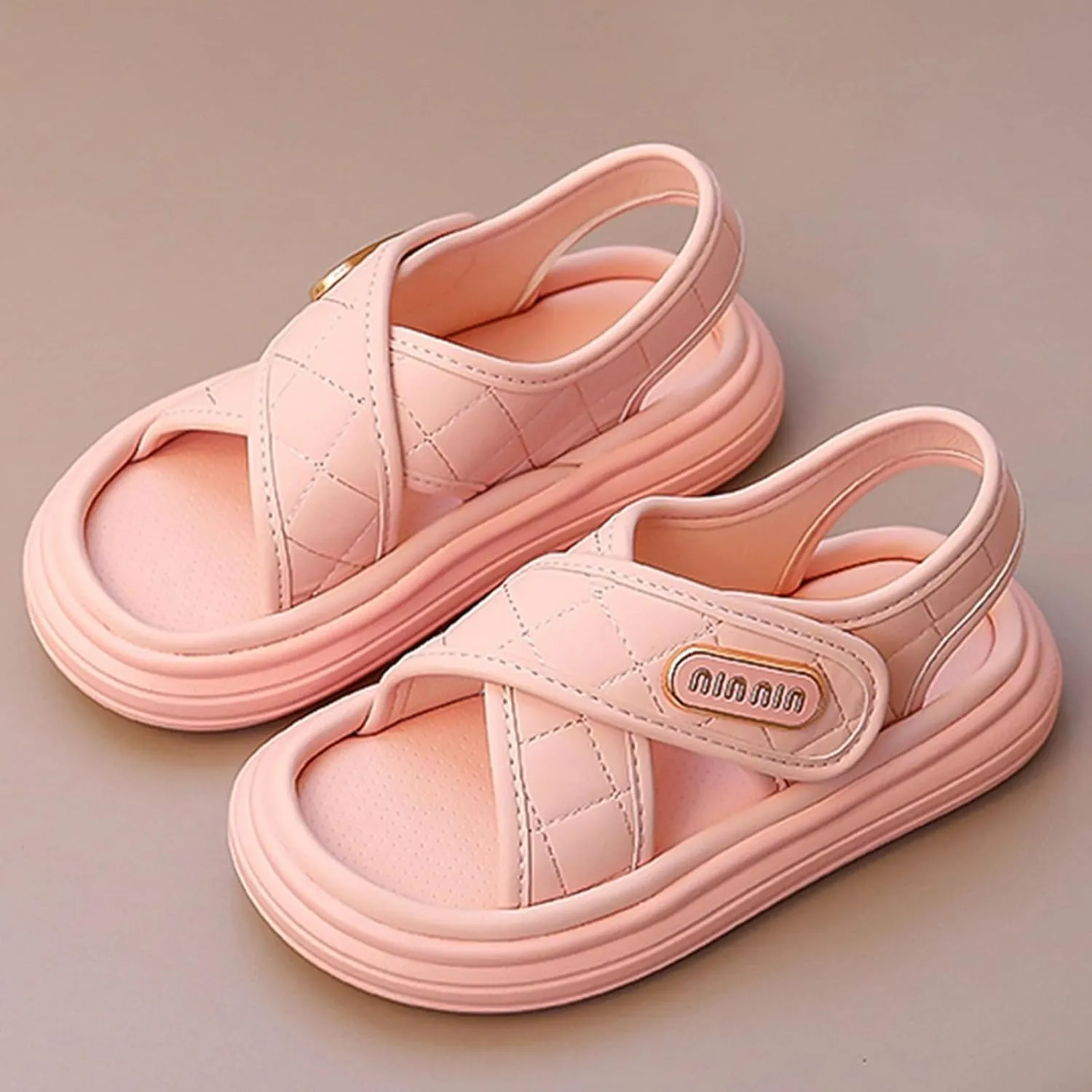 2025 Girls Casual Sandals Fashion Cute Sport Sneakers Summer Beach Vacation Slippers Comfortable Open Toe Soft Sole Platform Slides Breathable Indoor/Outdoor Dressy Party Dance Shoes