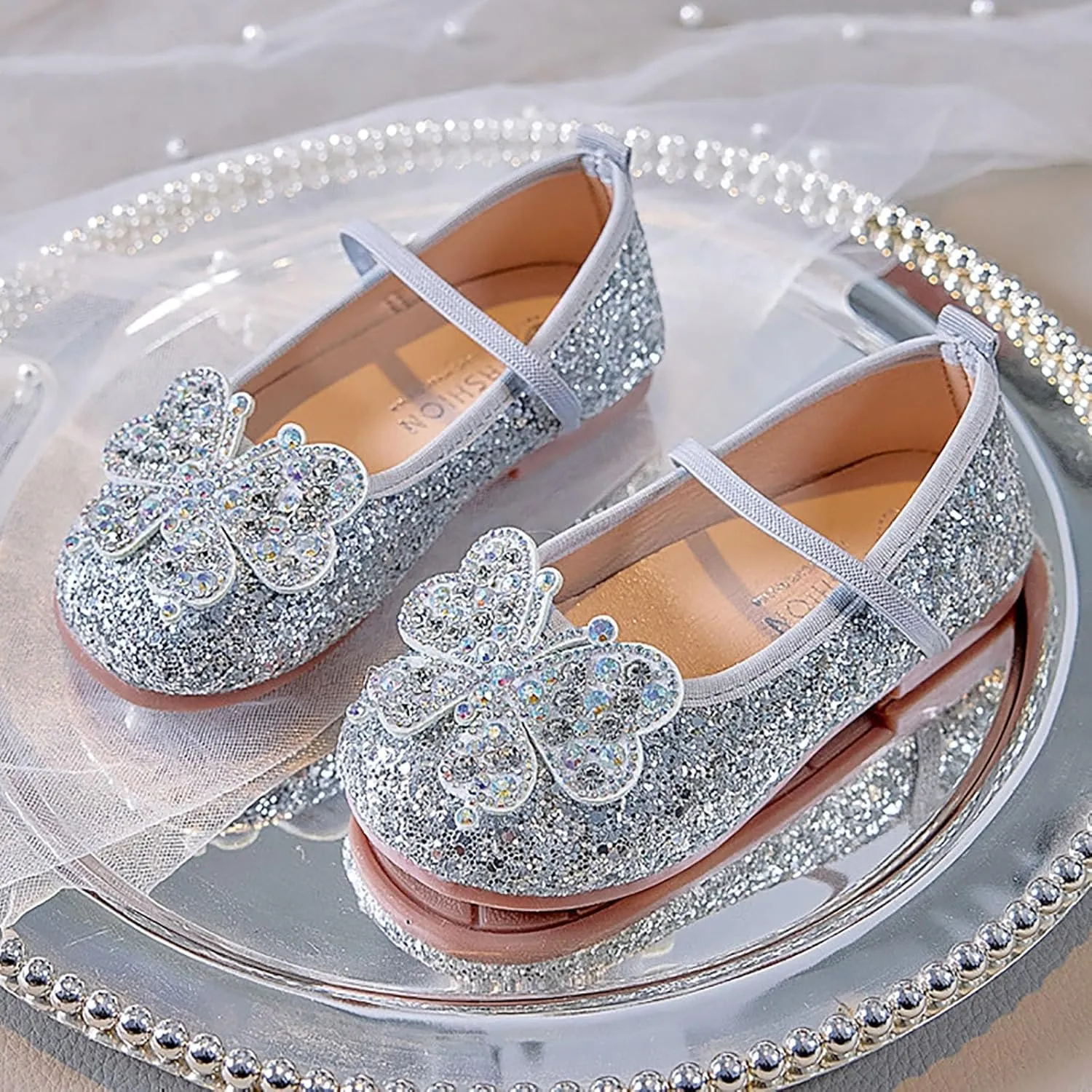 2025 Girls Casual Sandals Summer Cute Kids Loafer Shoe with Ankle Strap Comfortable Closed Toe Dressy Vacation Slippers Breathable Walking Footwear Indoor/Outdoor Fashion Party Dance Shoes