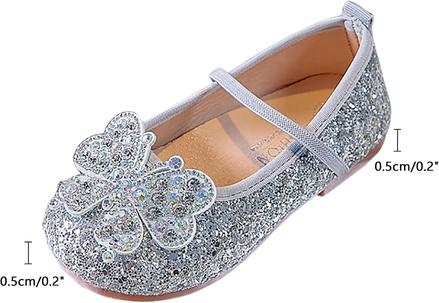 2025 Girls Casual Sandals Summer Cute Kids Loafer Shoe with Ankle Strap Comfortable Closed Toe Dressy Vacation Slippers Breathable Walking Footwear Indoor/Outdoor Fashion Party Dance Shoes