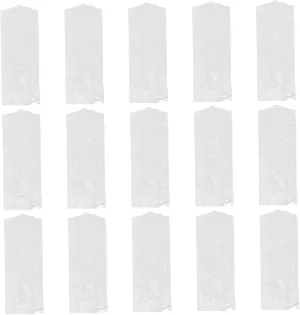 30Pcs Transparent Garment Dust Bags for Closet Organization Clear Protective Bags for Dresses Coats Suits and More Lightweight and Storage
