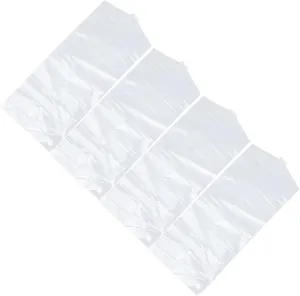 4pcs Garment Bags Suit Covers for Hanging Long Dress Coat Storage Bags Transparent Cover