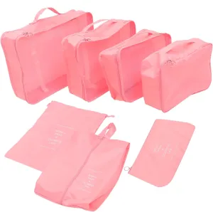 7 Travel Storage Bag Set Organizer Bag for Luggage Packing Cubes for Travel