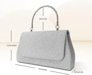 AandinaA Evening bags for Women with a keychain as a gift clutch purse formal Wedding Party Prom with Shoulder Strap