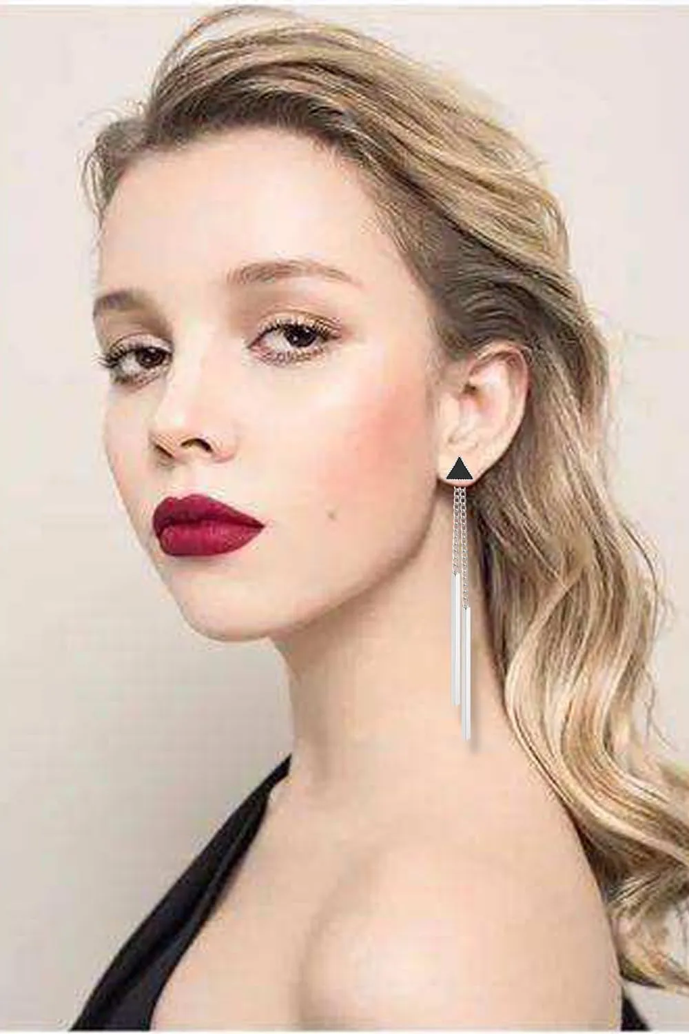 Acrylic Colorful Rectangle Dangling Earrings For Women, Cute Black White Red Green Orange Pink Purple Blue Yellow Drop Dangle Earrings For Women Trendy with Sterling Silver Hook