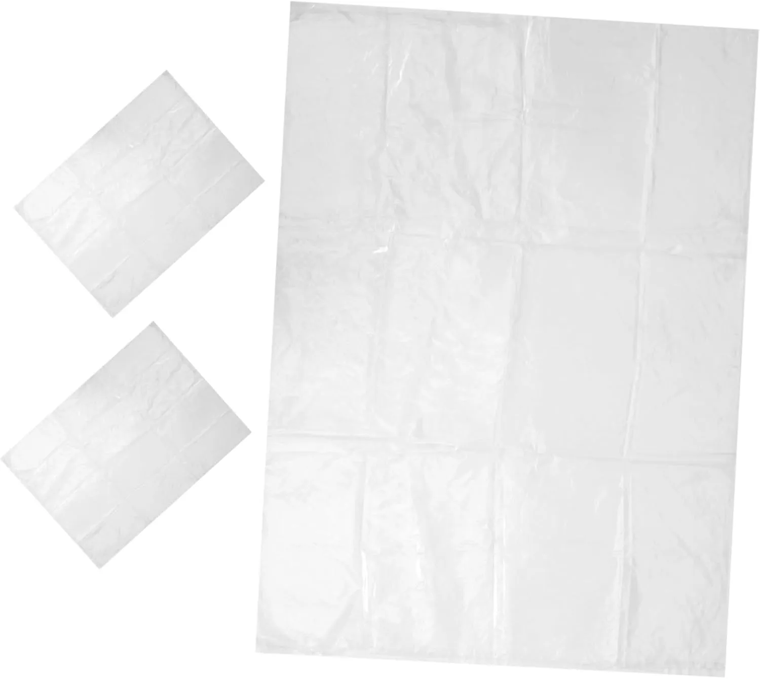 Alipis Garment Bags for Hanging Clothes Dustproof and Plastic Bags 3pcs Reinforced Durability