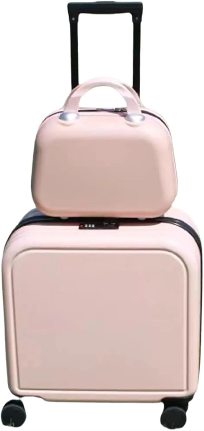 ANIIC Luggage Suitcases With Wheels 2 Piece Sets Suitcases With Spinner Wheels, Hard Shell Carry On Suitcase Set Suitcase Spinner Luggages (Color : D, Size : 18in)