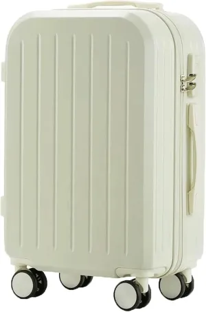 ANIIC Luggage Suitcases With Wheels 20'' Lightweight Luggage Wide Handle PC Hardshell Suitcases With Spinner Wheels Suitcase Spinner Luggages (Color : C, Size : 20 inch)