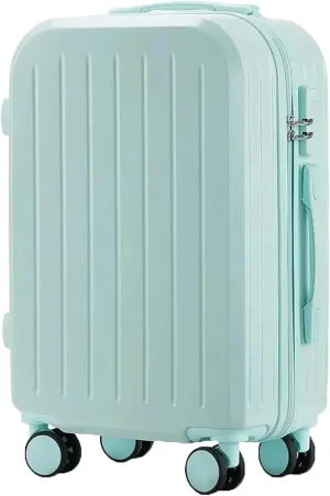 ANIIC Luggage Suitcases With Wheels 20'' Lightweight Luggage Wide Handle PC Hardshell Suitcases With Spinner Wheels Suitcase Spinner Luggages (Color : E, Size : 20 inch)