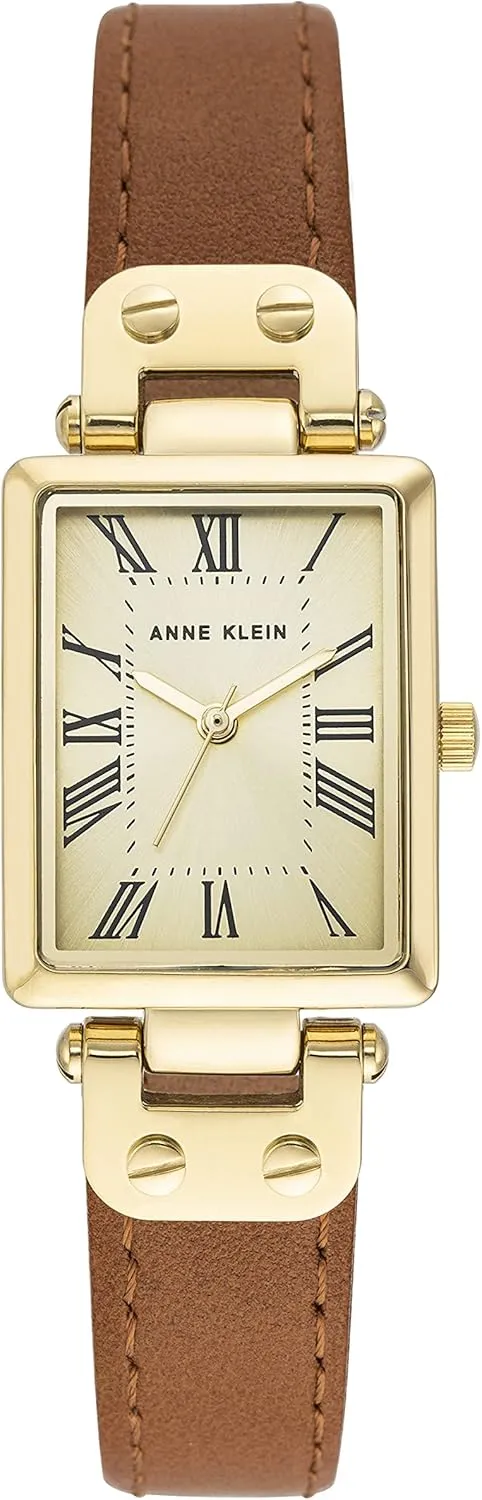 Anne Klein Women's Leather Strap Watch, AK/3752