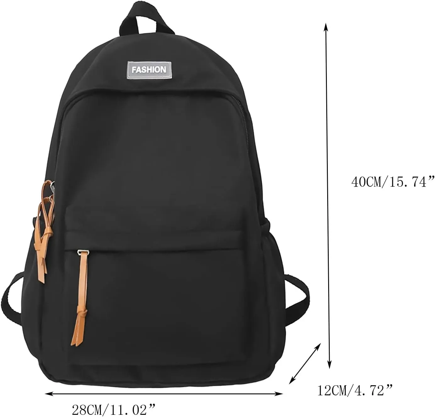Anti Theft Backpack with Secured Zipper Adjustable Shoulder Strap Backpacks Anti Theft Crossbody Bags for Women(White)