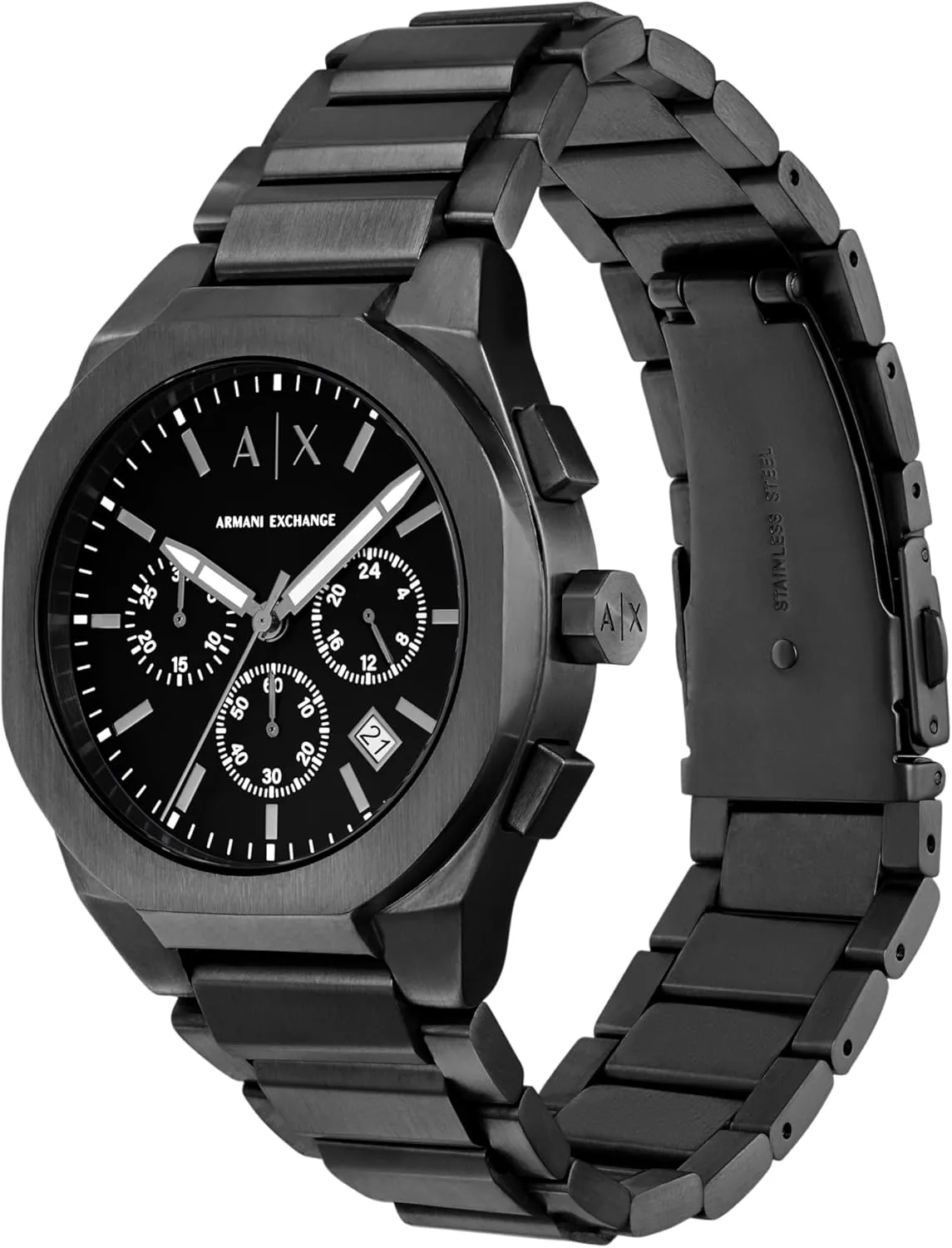 Armani Exchange A|X Chronograph Watch for Men; Men's Watch with Leather, Stainless Steel or Silicone Band