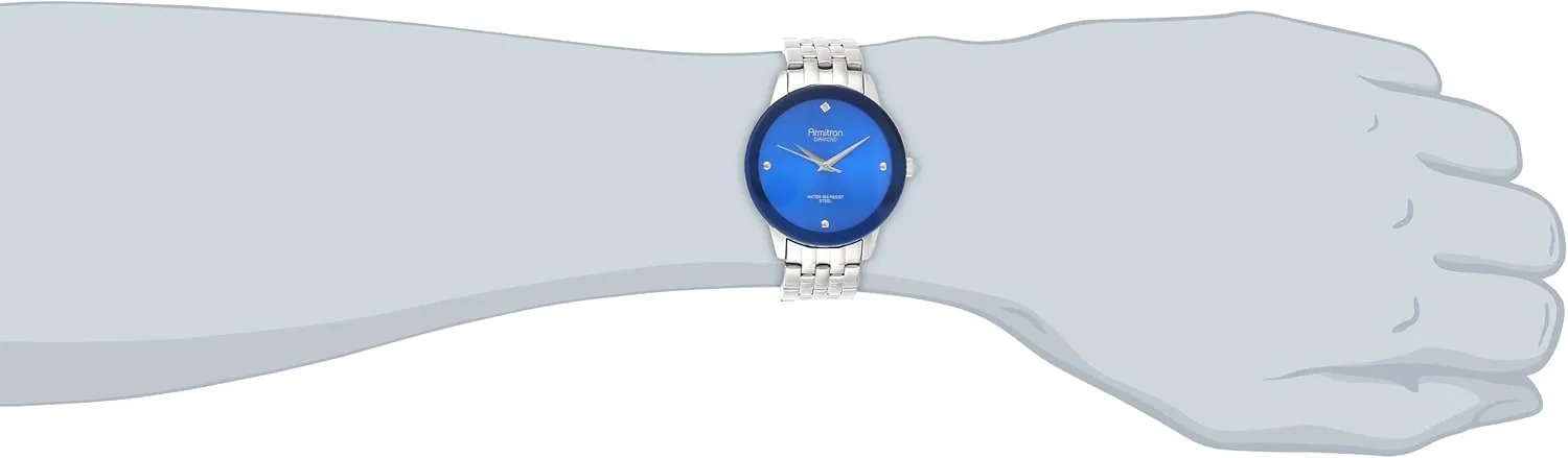 Armitron Men's 20/4952 Diamond Dial Bracelet Watch