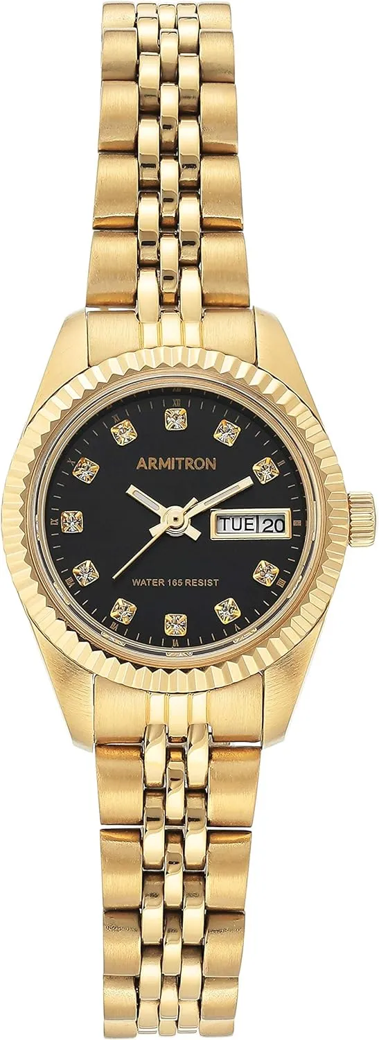 Armitron Women's Genuine Crystal Accented Bracelet Watch, 75-2475