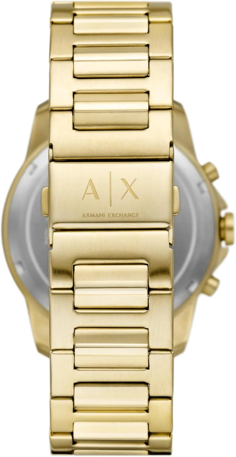 A|X Armani Exchange Chronograph Dress Watch for Men with Stainless Steel, Silicone or Leather Band