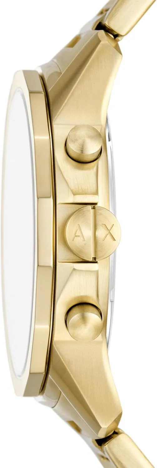 A|X Armani Exchange Chronograph Dress Watch for Men with Stainless Steel, Silicone or Leather Band