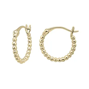Beaded Hoops