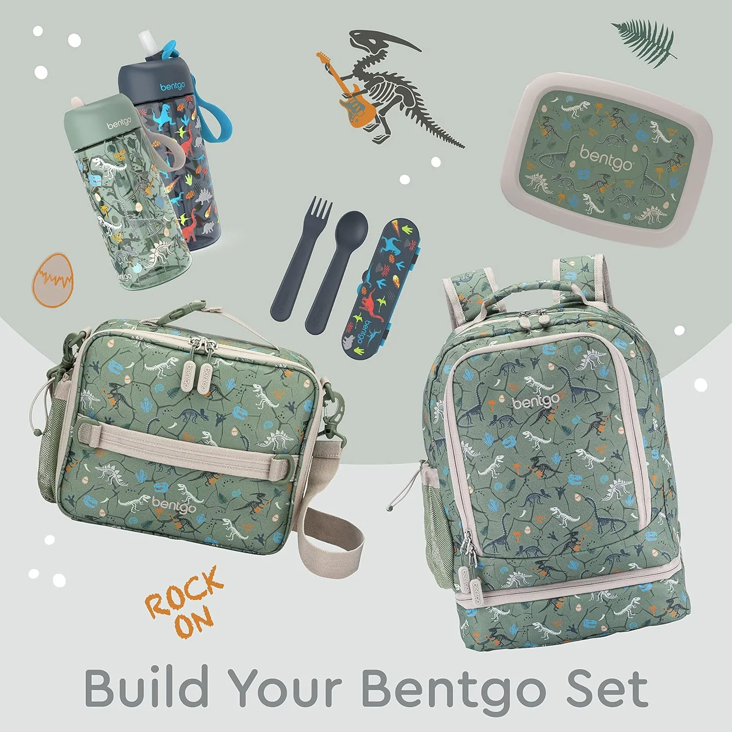 Bentgo Kids Prints 2-in-1 Backpack & Insulated Lunch Bag