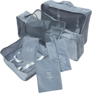 BESTYASH Travel Organizers for Luggage 7pc Packing Cubes Set Suitcase Organizer Bags Travel Cubes for Packing