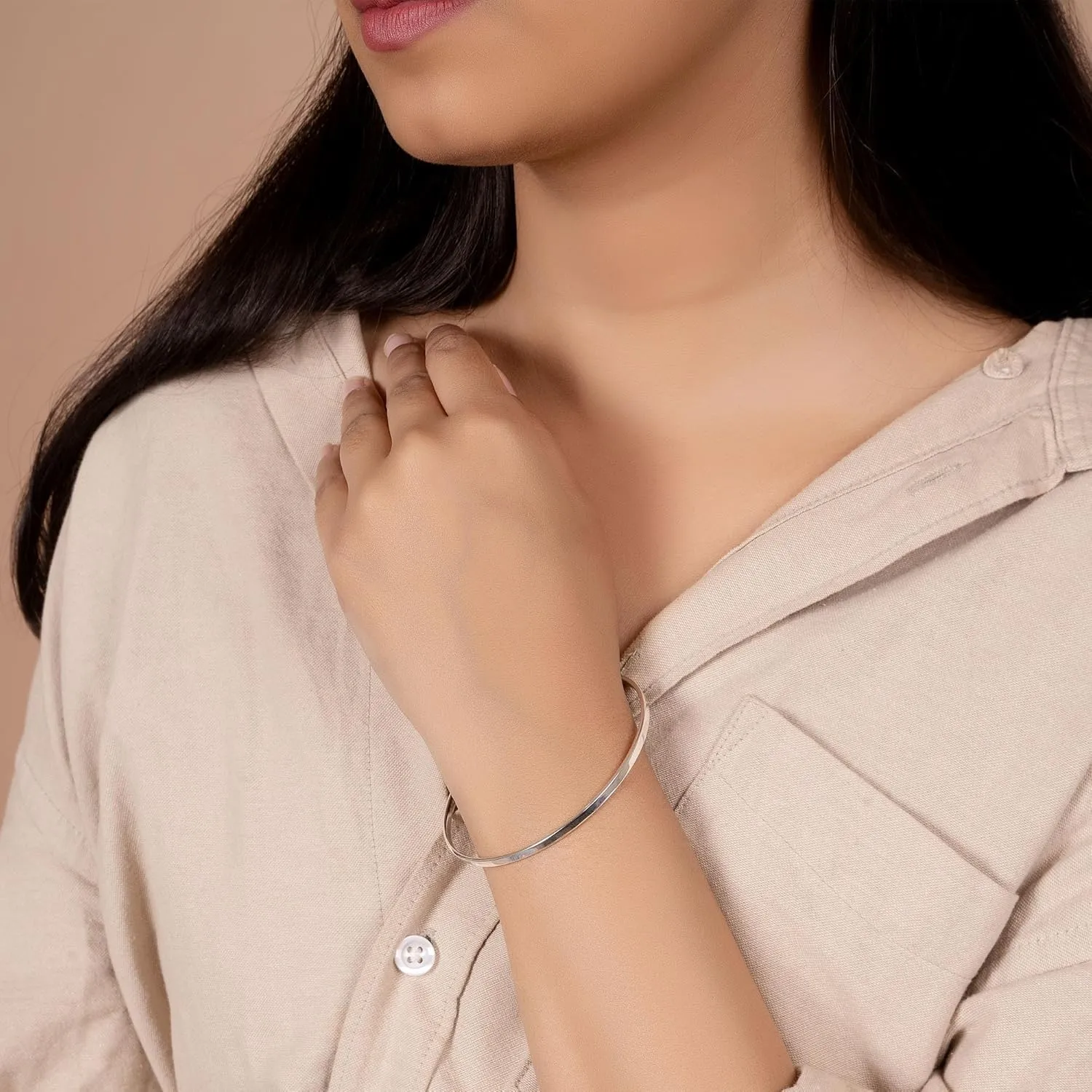 Bling Jewelry Simple Stacking Interlocking Tri Color Twist Multi Bangle For Women Teen Bracelets Round Rose Gold Silver Plated
