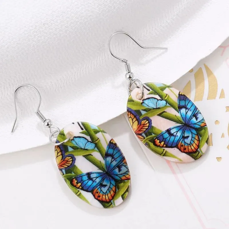 Butterfly Necklace, Earring and Bracelet Set