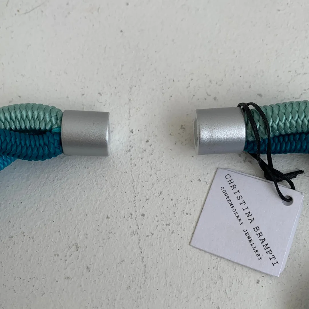 CB438 - Squiggle Necklace in BlueMix