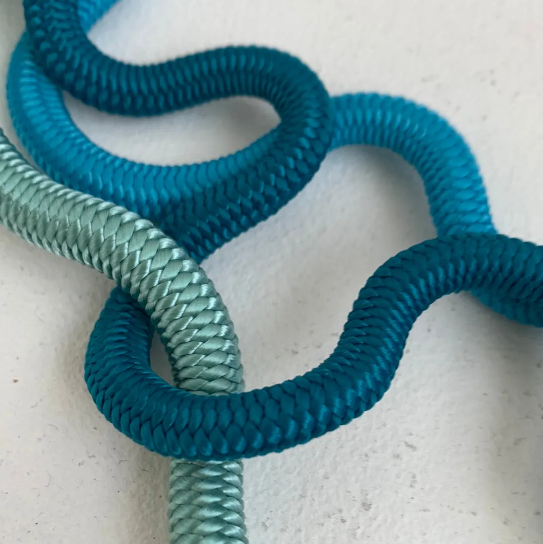CB438 - Squiggle Necklace in BlueMix