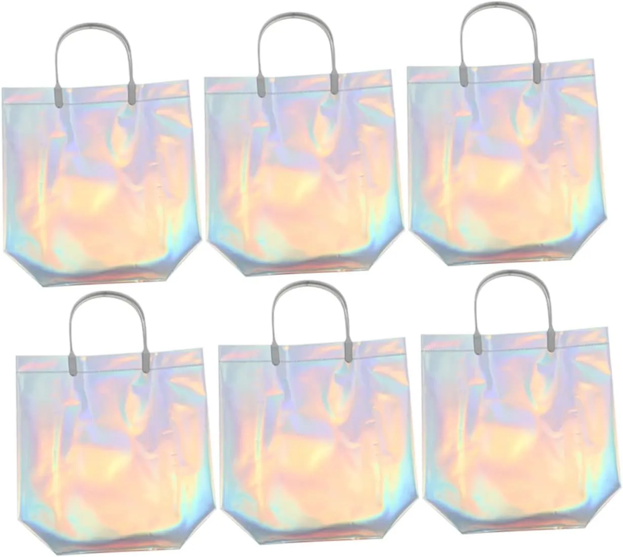 Ciieeo Garment Bags Handles 6-pack Waterproof Tote Bag Set Reusable for Wedding Decorative