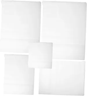 Ciieeo Thickened Pe Material Garment Bags 25pcs Zipped Packaging Bags for Clothes for Travel Camping and Organization