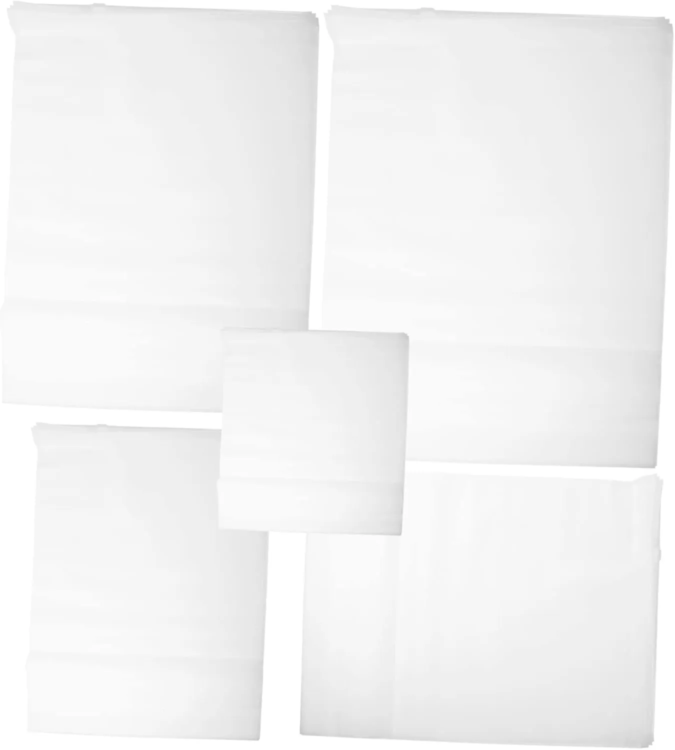 Ciieeo Thickened Pe Material Garment Bags 25pcs Zipped Packaging Bags for Clothes for Travel Camping and Organization