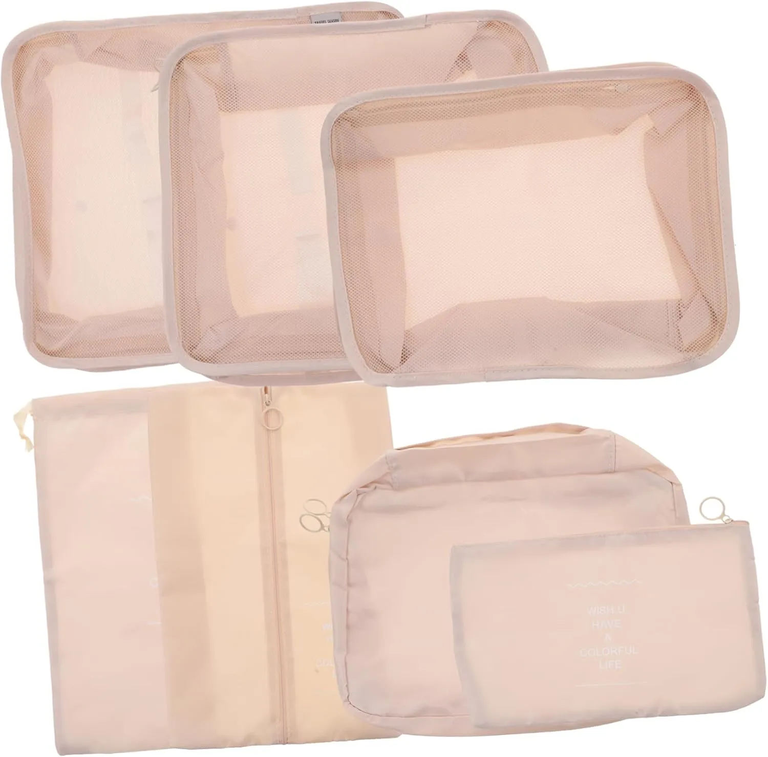 Clothes Bags for Travel Organize Your Suitcase 7pcs Garment Bags Underwear Bag