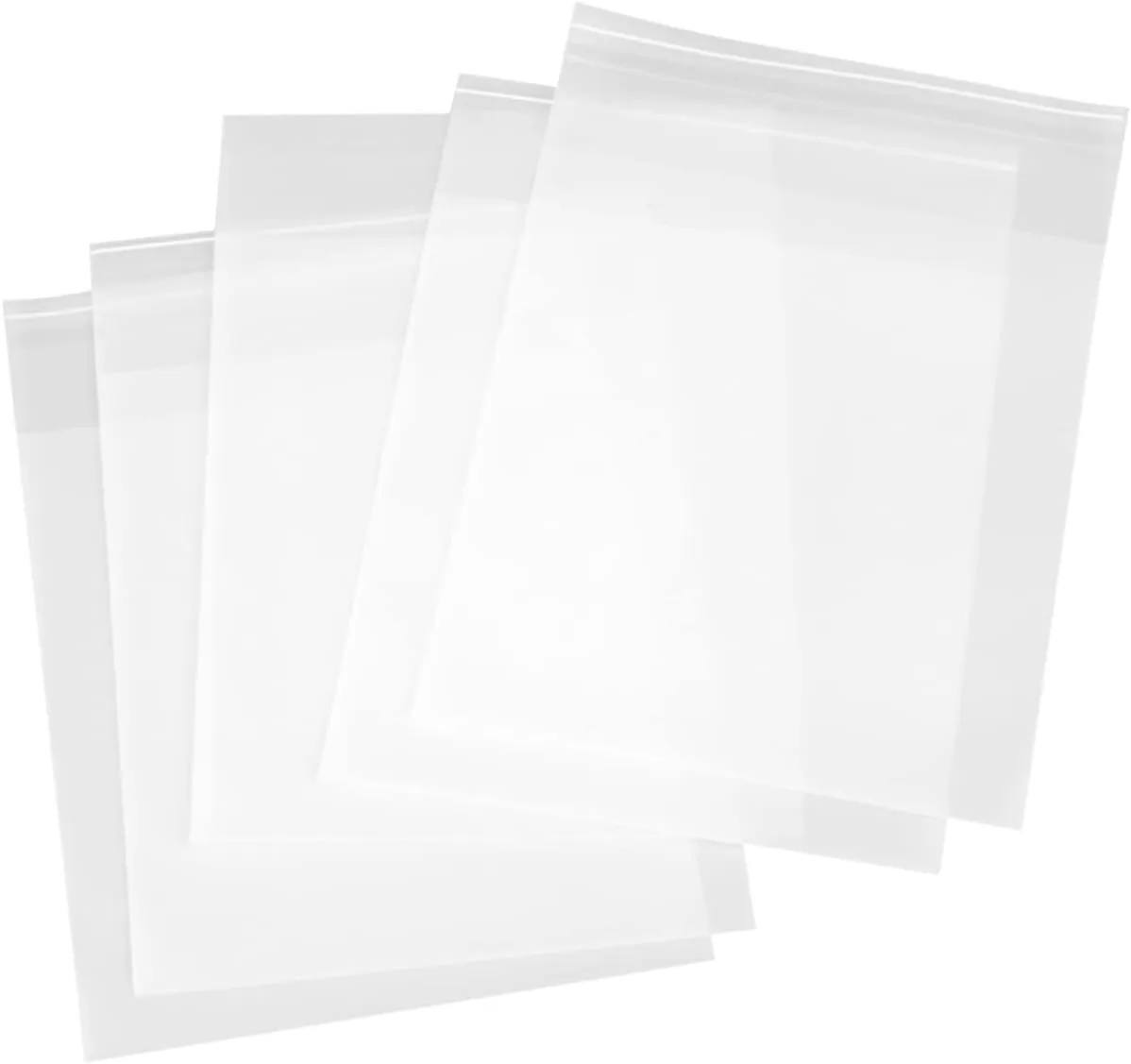 Clothes Packaging Bags Zipper 50pcs Reusable Sealable Pouches for Travel