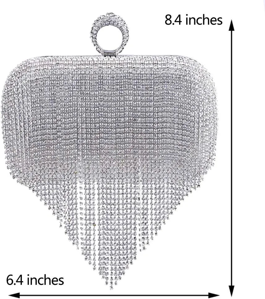Clutches Women Evening Bag Purse Chain Dress Handbag Diamonds Wedding