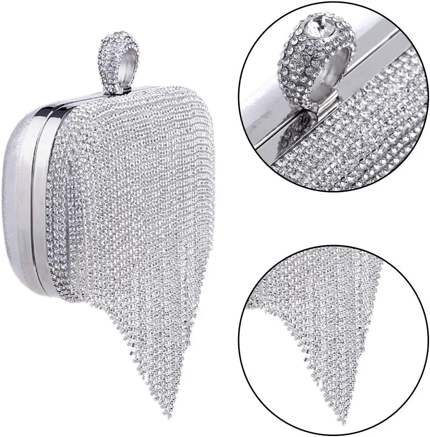 Clutches Women Evening Bag Purse Chain Dress Handbag Diamonds Wedding