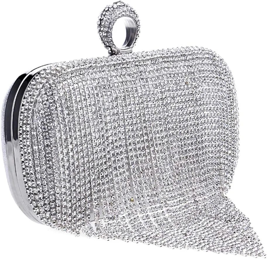 Clutches Women Evening Bag Purse Chain Dress Handbag Diamonds Wedding