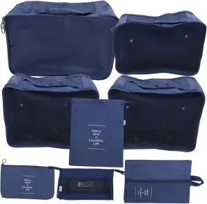 Collapsible Duffle Bag Travel Set of 2 Toiletry Bags Packing Cubes for Luggage Organization