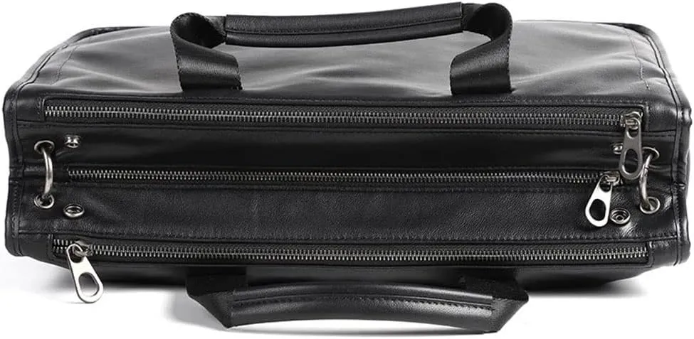 CSCDD Men's Business Travel Tote Bags Men's Messenger Bags Men's Leather Shoulder Bags Men's Laptop Bags