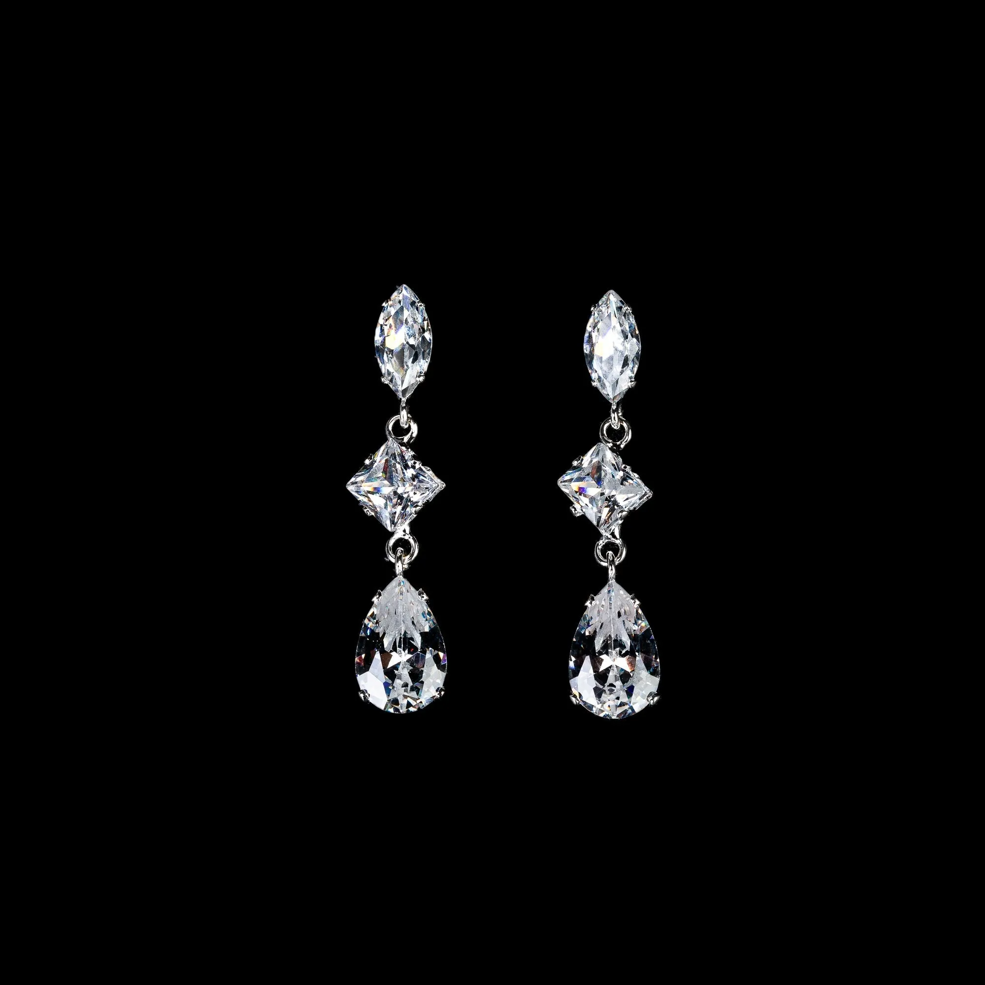 CZ Simple Drop Earring