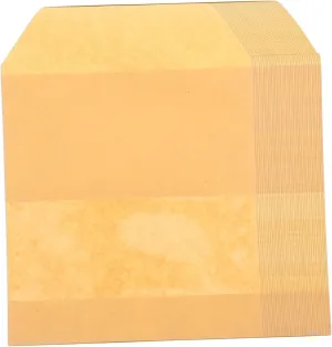 Didiseaon 50 Pack Kraft Paper Underwear Packaging Bags Self-seal Travel Storage Pouches for Clothing