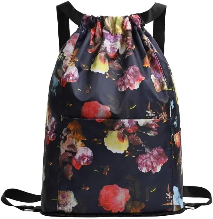 Drawstring Foldable Large Capacity Travel Sports Backpack, Drawstring Foldable Large Capacity Dry-wet Travel Sports Backpack