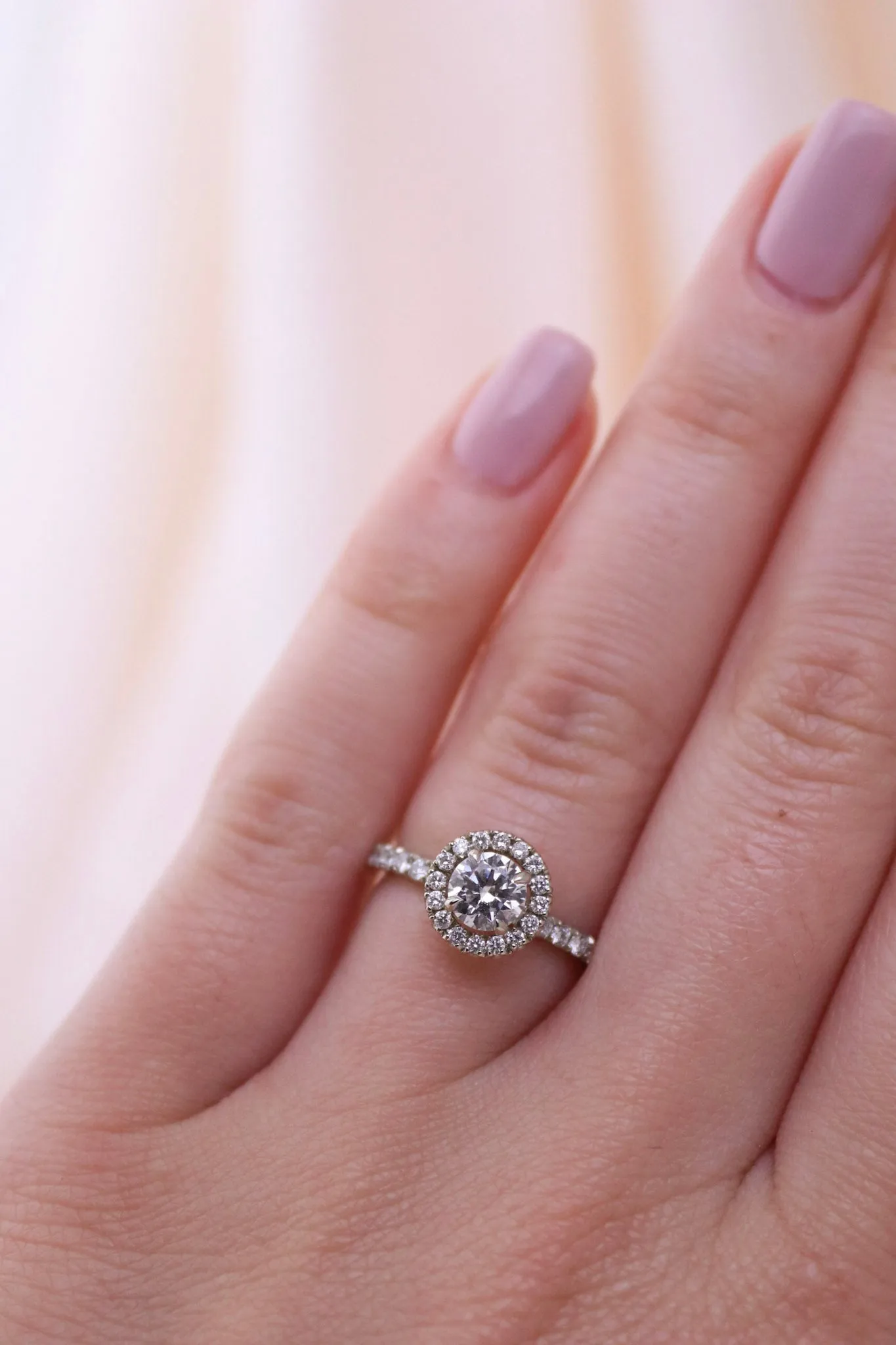 Elegant Pave Diamond Ring - Made To Order