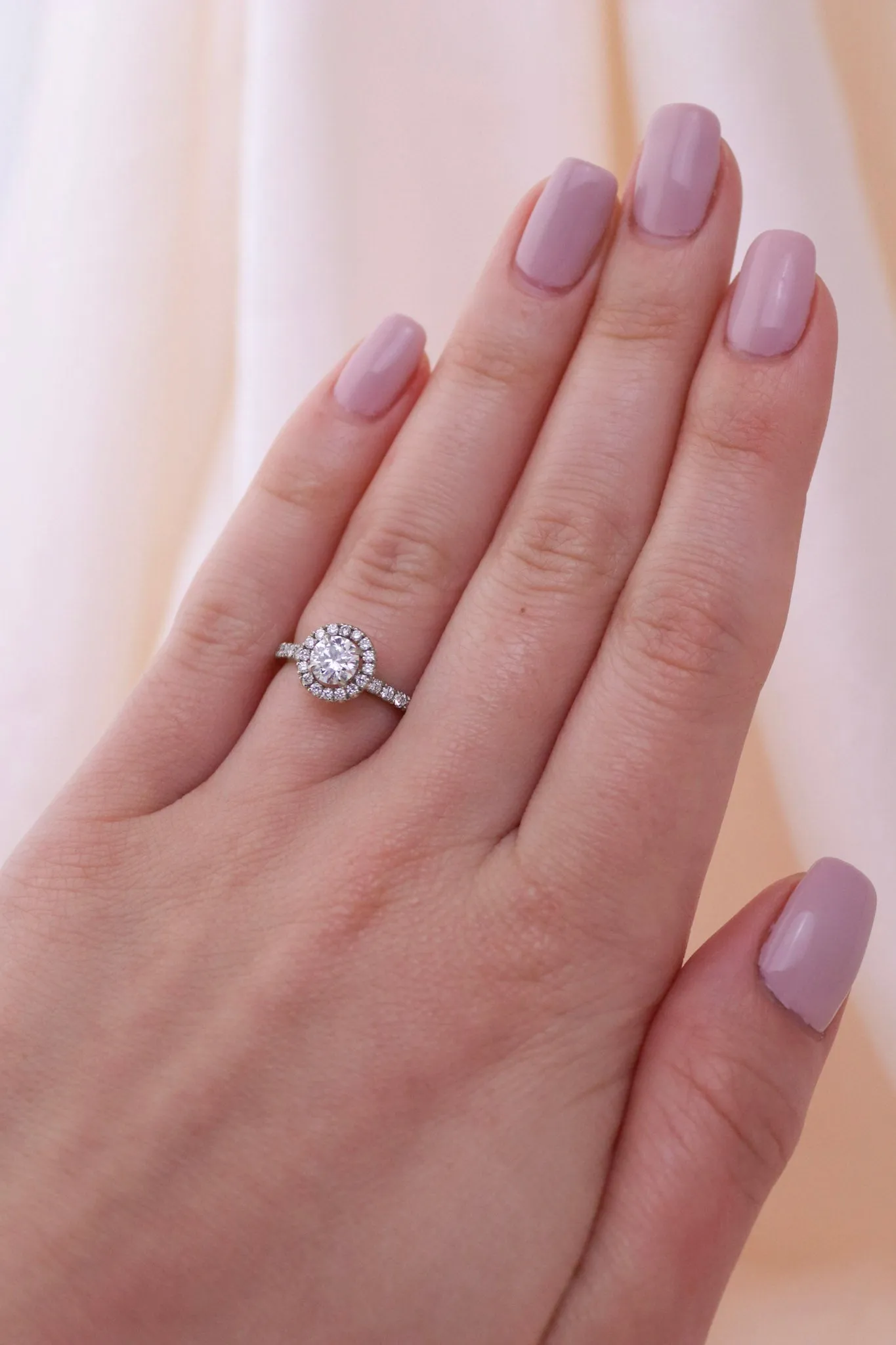 Elegant Pave Diamond Ring - Made To Order