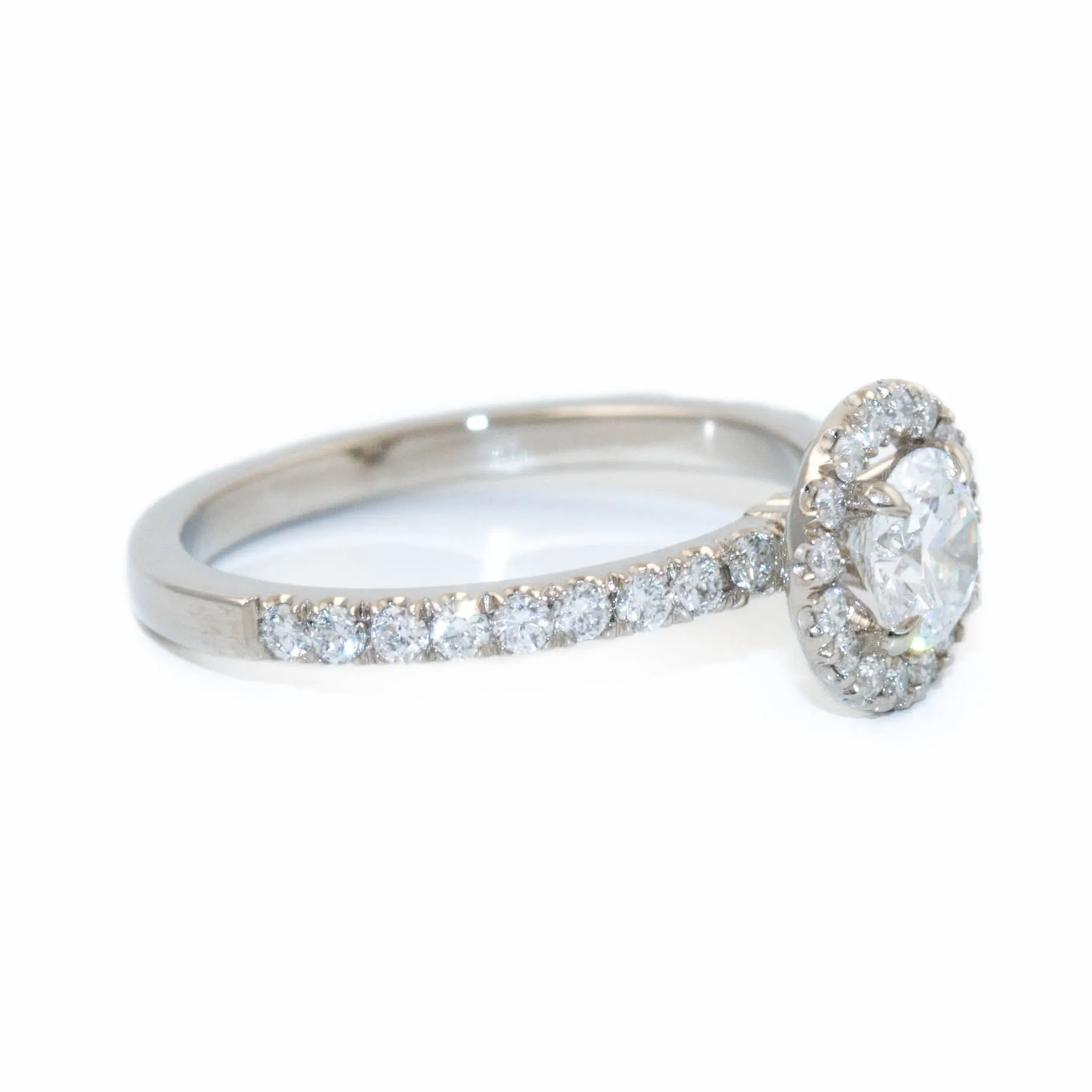 Elegant Pave Diamond Ring - Made To Order