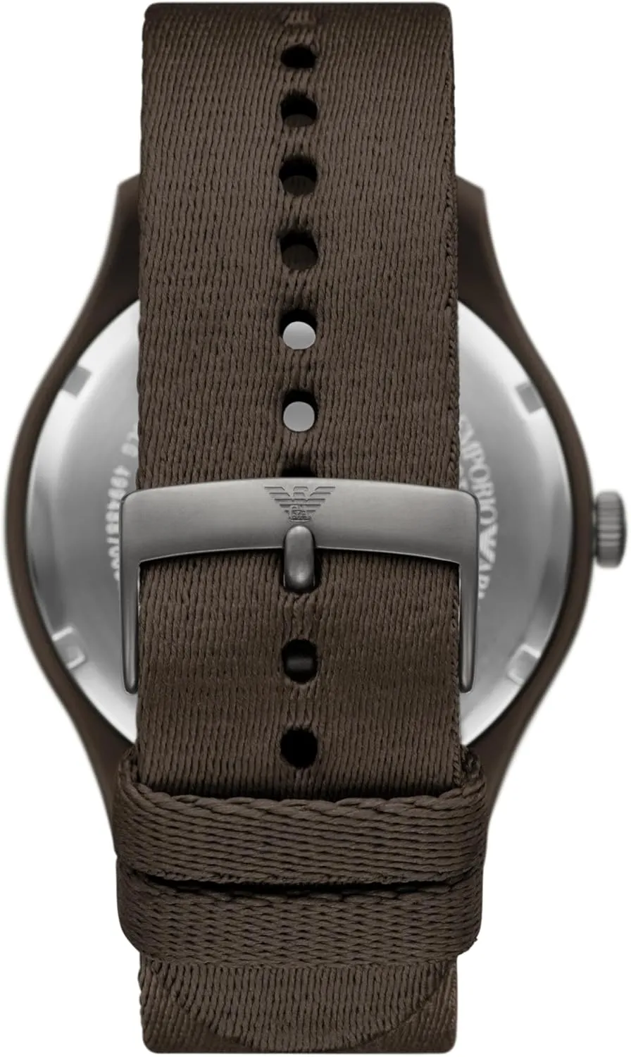 Emporio Armani Men's Three-Hand Leather Watch