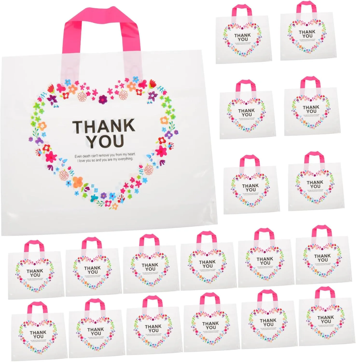 Folding Garment Pouches 50pcs Bulk Tote Bags Storage Holders Wedding Bags Household Grocery Easy Fold and Carry