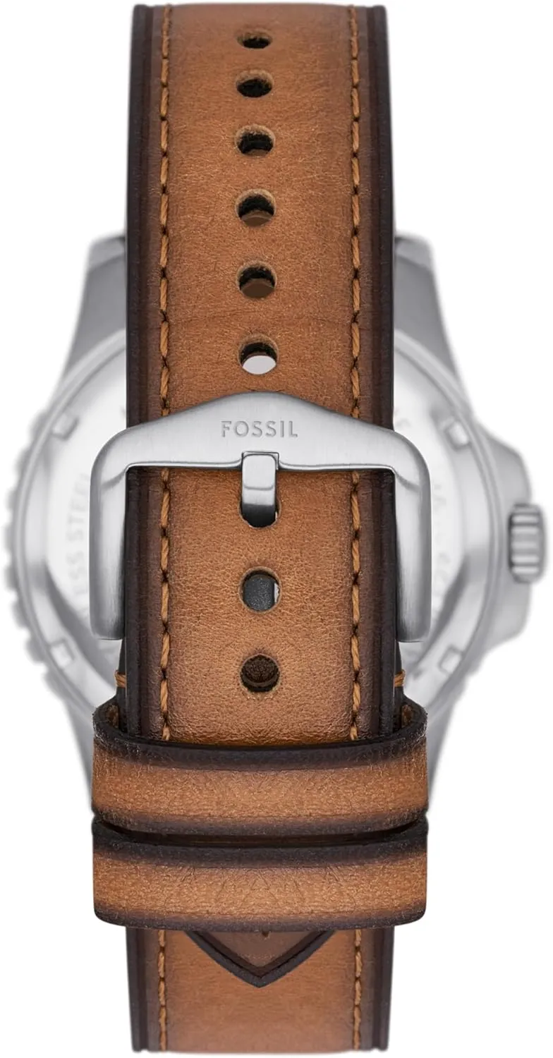 Fossil Men's Blue Quartz Stainless Steel Three-Hand Watch