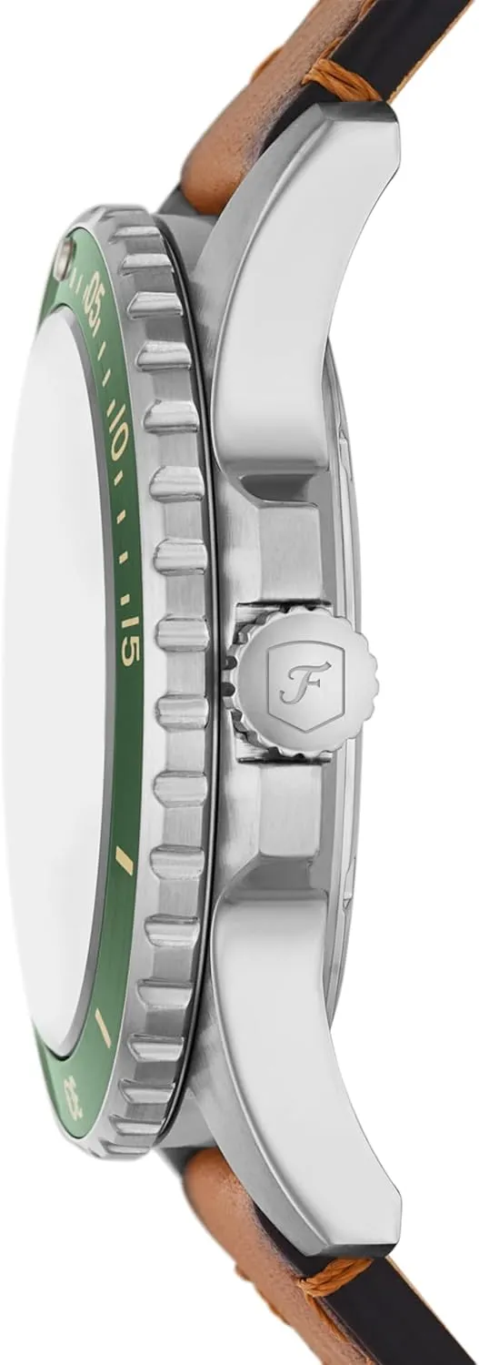 Fossil Men's Blue Quartz Stainless Steel Three-Hand Watch