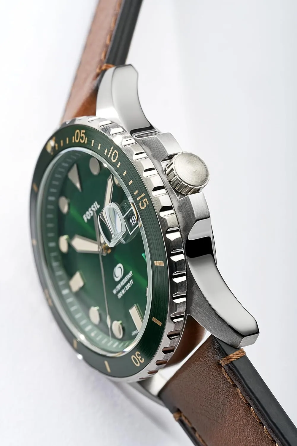 Fossil Men's Blue Quartz Stainless Steel Three-Hand Watch
