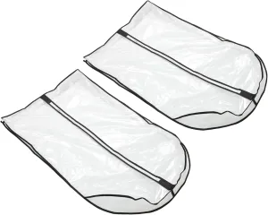 Garment Bags for Hanging Clothes 2pcs Covers Storage Bag Waterproof Suit Covers Non- Circulation Pet Hair