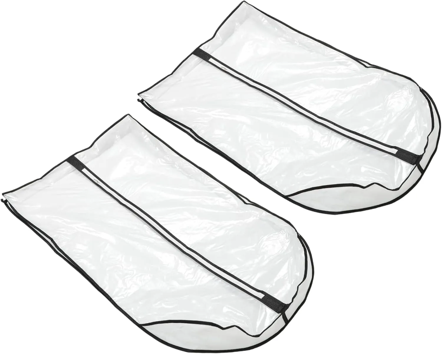 Garment Bags for Hanging Clothes 2pcs Covers Storage Bag Waterproof Suit Covers Non- Circulation Pet Hair